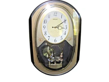 Seiko Sound & Motion Wall Clock QXM 124 GRH