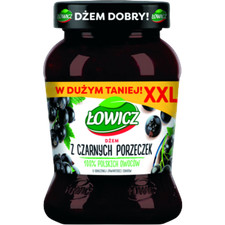 5900397734616 Łowicz Dżem z czarnych porzeczek o obniżonej zawartości cukrów 450