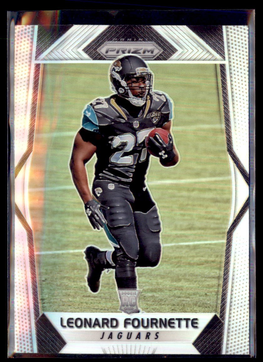 2017 Prizm Football Silver Prizm Leonard Fournette Jaguars 219 RC
