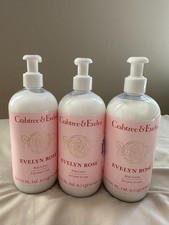 Crabtree Evelyn EVELYN ROSE Body Lotion 16.9 fl oz- Lot of 3