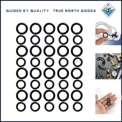 #ad 40 Pack Rubber O Rings for 1 4 Inch amp; 3 8 Inch Pressure Washer Couplers $9.71