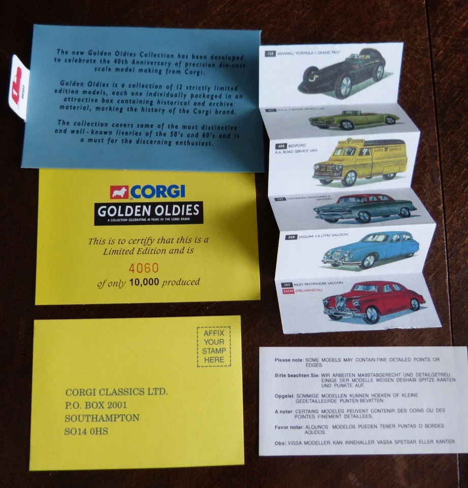 Corgi Modell 1:43 - 06501 Morris 1000 Shell Lieferwagen OVP limitiert Nr. 4060 - Bild 2 von 4