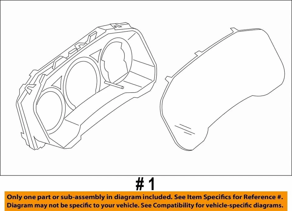 Cuadro de instrumentos velocímetro Nissan Máxima 2011-2012 medidores T982I Foto 4 de 4
