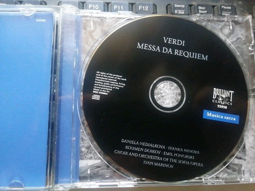 Verdi Messa Da Requiem CD Musica Sacra Ivan Marinov - Picture 3 of 3