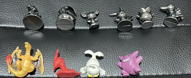 6 Pokemon opoly Metal Movers & 4 Plastic figures Monopoly Pokemon