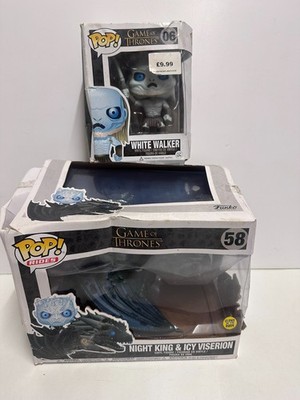 Funko POP! Rides Game Of Thrones 58 Night King & Viserion & 06 White Walker NwO
