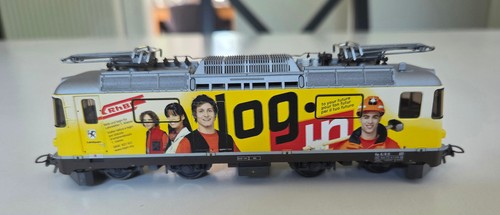 Bemo 1258101 Modelleisenbahn H0m RhB Ge 4-4 II 611 Werbekok "Login" analog | Condition: Neu: Sonstige (siehe Artikelbeschreibung)