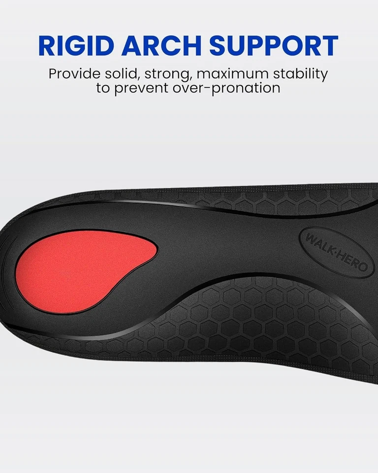 Inserciones de soporte para arco para hombres y mujeres - Plantillas para fascitis plantar con Max C Foto 3 de 4