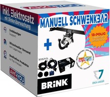 AHK BRINK für VW Golf VII Fließheck 12-19 schwenkbar + 13-pol ERICH ESATZ SPEZ