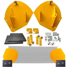 Universal Heavy Duty Snow Plow Pro-Wing Blade Extenders Extensions Snow Plow ...