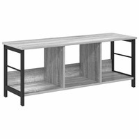 BüCherregal Sonoma Eiche Grau 102X32X40,5 Cm Holzwerkstoff Standregal
