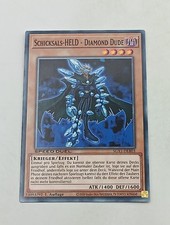 Yu-Gi-Oh Einzelkarte Schicksals-Held - Diamond Dude bespielt
