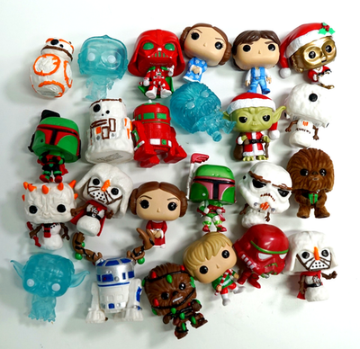 Funko Pop Star wars Christmas Advent Calendar Figures Lot Of 24 | eBay