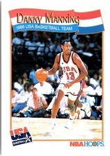 Danny Manning 1991-92 Hoops #571 USA Olympics