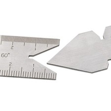Precise Thread Angles Center Gauge Set 60° And 55° Steel Etcheds Scale for Craft