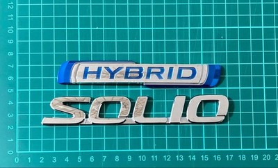 Suzuki genuine Solio/Hybrid back door emblem set of 2 used item From Japan