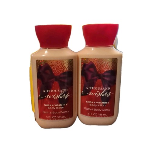 BATH & BODY WORKS A THOUSAND WISHES BODY LOTIONS 3oz Each
