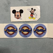 Lot Of 5 World Of Disney And Mickey Mouse Stickers New. From Disney World
