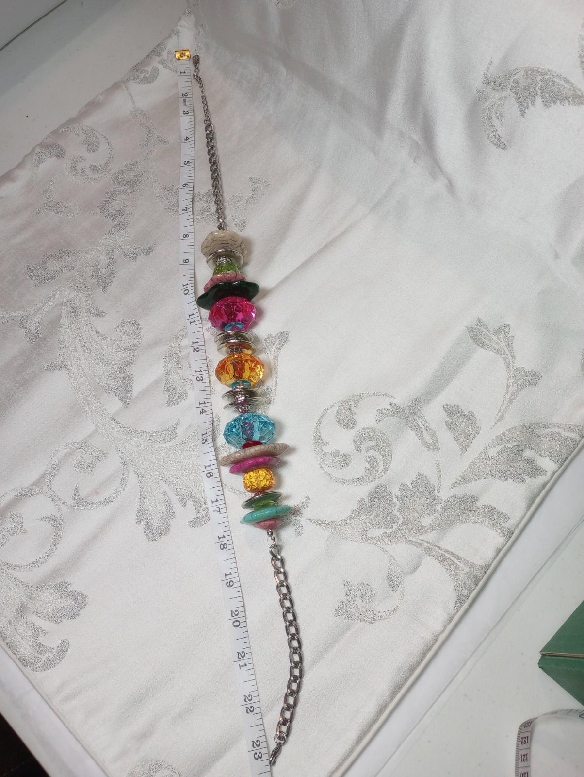 Chunky, Multi-Colored Statement Necklace - image 3
