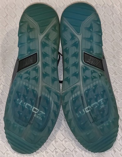 NIKE Air Zoom 90 IT Platinum Grey Blue Spikeless Golf Shoes NEW Mens Sz 11.5 - Picture 8 of 9