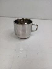 4 Stainless Cups Small With Handle
