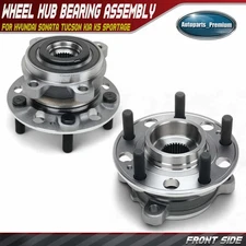 2Pcs Front Side Wheel Hub Bearing Assy for Hyundai Sonata Tucson Kia K5 Sportage