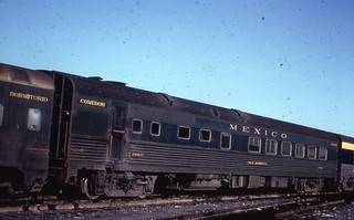 Ex CRIP Comedor Mexico Railroad Train Coach Original 1980 Foto Dia