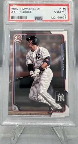 PSA 10 Aaron Judge 2015 Bowman Draft #150 RC Rookie Card New York Yankees MVP