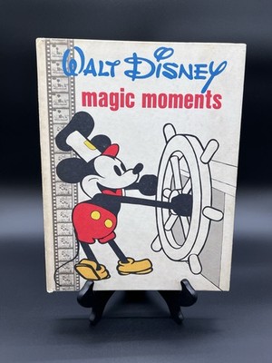 Disneyana Walt Disney Magic Moments 1973 First Edition Hardcover Animation Book