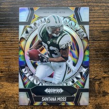 Santana Moss 2025 Prizm Black Prizm Kaleidoscopic Silver #18 NY Jets