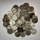 90% Silver - Mercury Dime Lot - $10 FV Face Value Circulated Condition A1-5