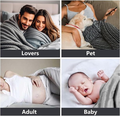 Waterproof Blanket for Bed Intimacy King Size, Love Splash Blankets for Coupl... - Picture 8 of 10