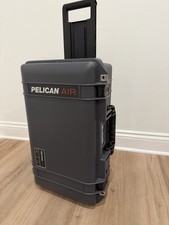 Pelican 1535TRVL Wheeled Carry-On Air Travel Case with Lid Organizer and Packing