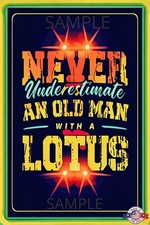 Worlds Greatest Signs 8x12 Lotus Elise Emira Evora Espirit Elan Emblem Garage
