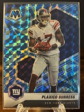 Panini Mosaic Prizm Blue Reactive Plaxico Burress #151 New York Giants 2021 