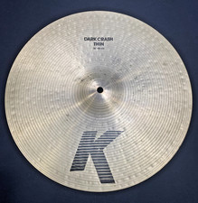Zildjian K Dark Thin 16" Crash Cymbal Good Used Condition 1110 Grams