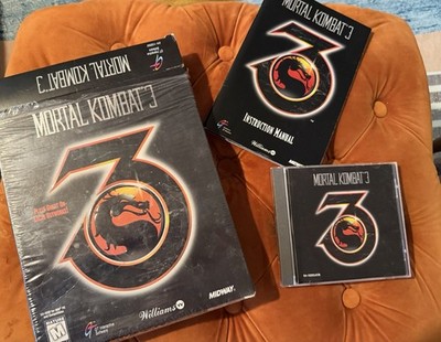 Midway Mortal Kombat 3 PC CD-ROM Big Box Fighting Game w/ Manual Never Played