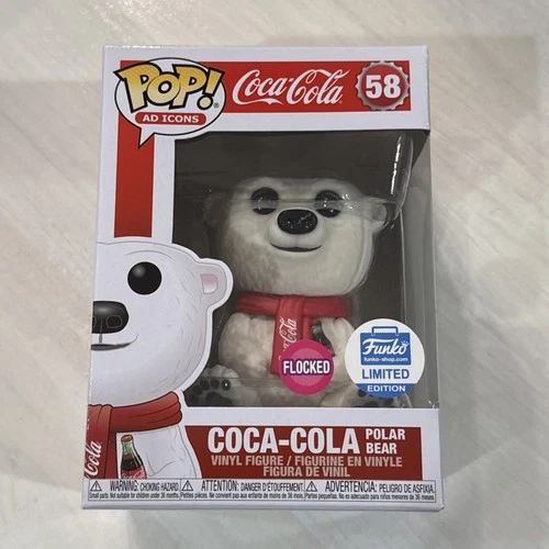 Funko Pop! Vinyl: Ad Icons - Coca- Cola Polar Bear (Flocked) - Funko Web (FW)...