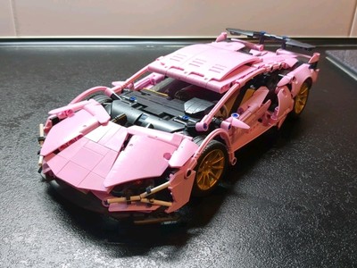Lanborgini FK937 R1:14 Racing Supercar Technik-Klemmbausteine + ACC Motoren Set