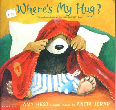 Where's My Hug? Hardcover Amy Hest