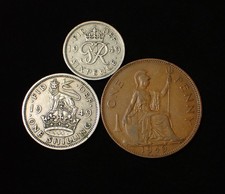 United Kingdom 1949 Lot of 3 Coins WCA 646