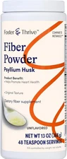 Daily Psyllium Husk Powder Supplement, 4-In-1 Fiber for Digestive Health Laxati