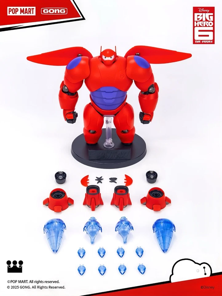 POP MART X GONG BIG HERO 6 BAYMAX Model Kit 18CM Action Figure - Image 3 of 4