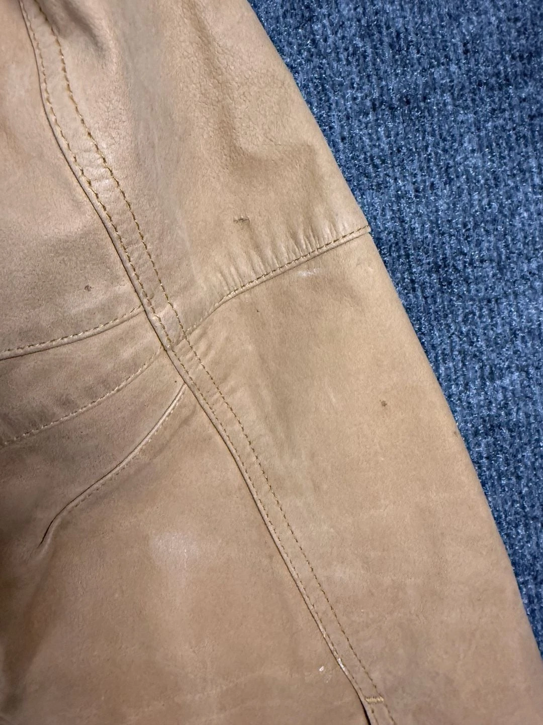 Vintage Timberland Leather Jacket Size L Brown Utility Field Coat - product detail image 15