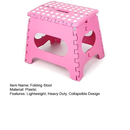 Outdoor Step Stool 300-pound Weight Portable Folding with Handle Heavy - Bild 3 von 8