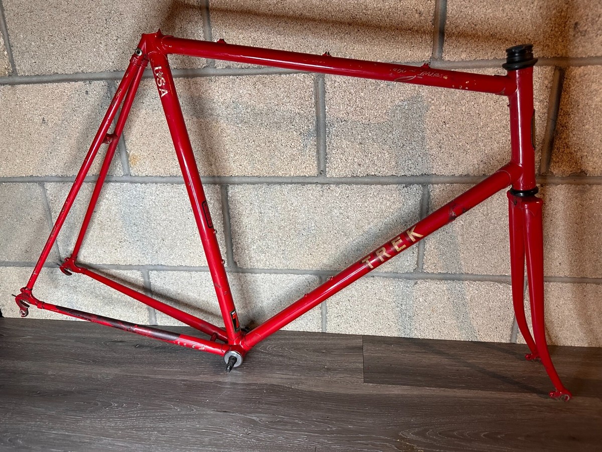 Trek 400 Series Road Bike Frame and Fork 700c True Temper Cr Trek 400 Series Road Bike Frame and Fork 700c True Temper Cr