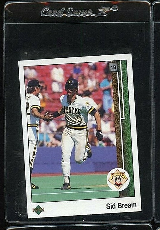 1989 UPPER DECK #556 SID BREAM PITTSBURGH PIRATES 