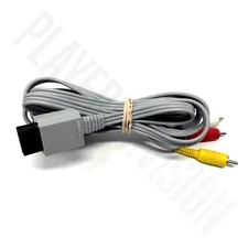 Official OEM Nintendo Wii And Wii U Audio Video AV Cable Cord - Tested & Cleaned