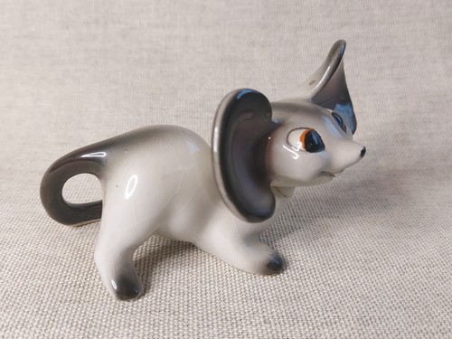 Vintage Cute Kitsch Jiggle Head Mouse / Rat / Rodent Ornament - Picture 9 of 10