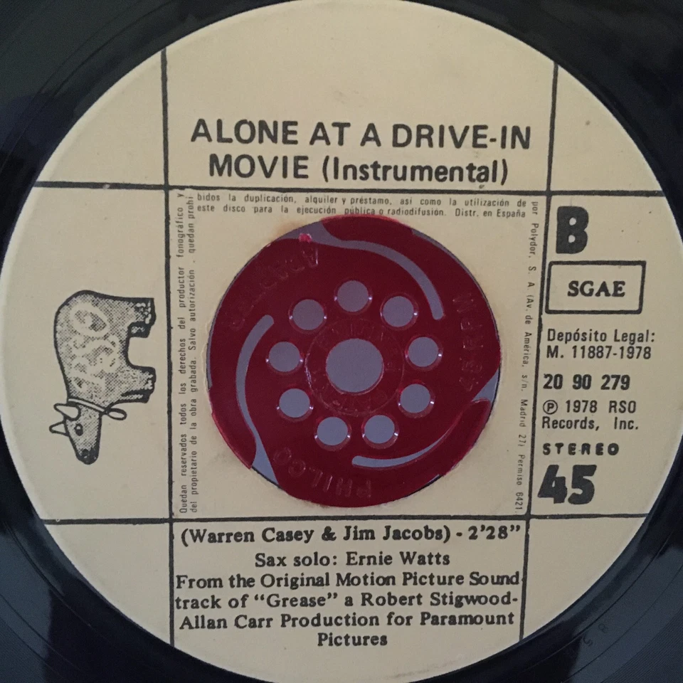 John Travolta Olivia Newton John You’re The One That I Want 45 RPM Vinyl Record - Image 3 of 4